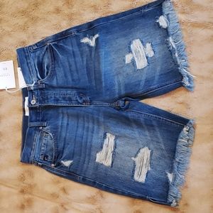 NWT KanCan high rise women's jean shorts